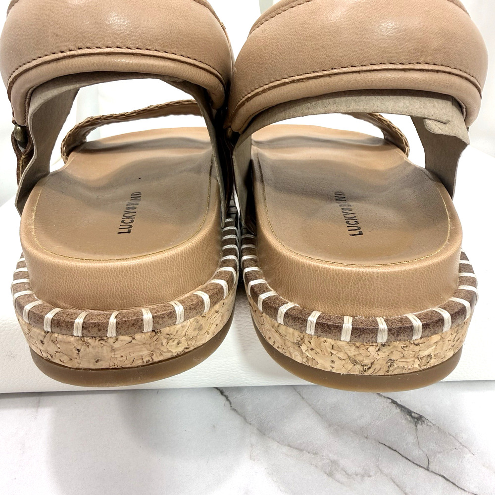 Lucky Brand Sandals Women’s Leather Upper Size 10M - Picture 11 of 16